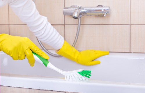 Cleaning a meeting room and communal office area in Shepherdsbush