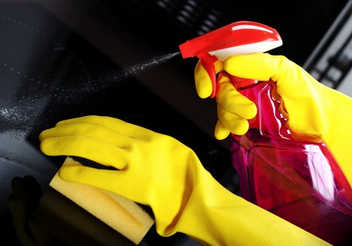 Local cleaning team working in a Shepherdsbush property with access challenges